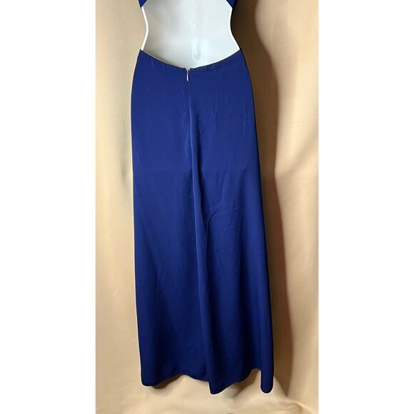 Jill Jill Stuart Violet Cross Back Gown 10 - Picture 8 of 11